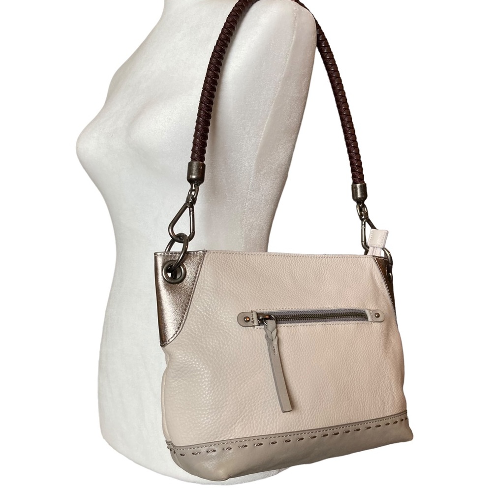 The Sak Cream and Brown Shoulder Bag